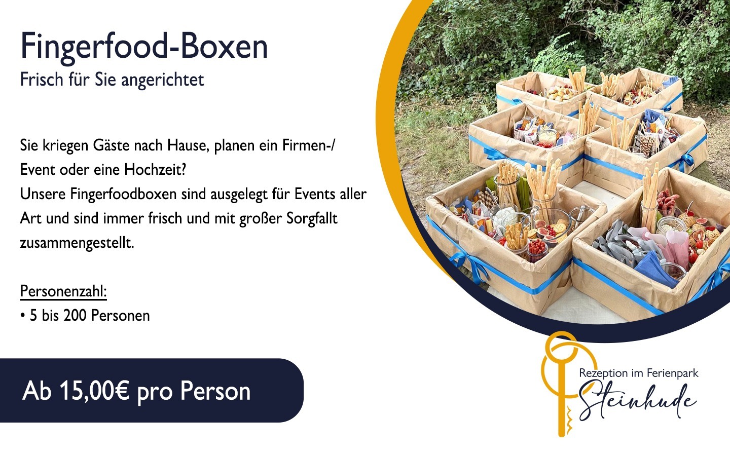 Fingerfoodboxen für Events