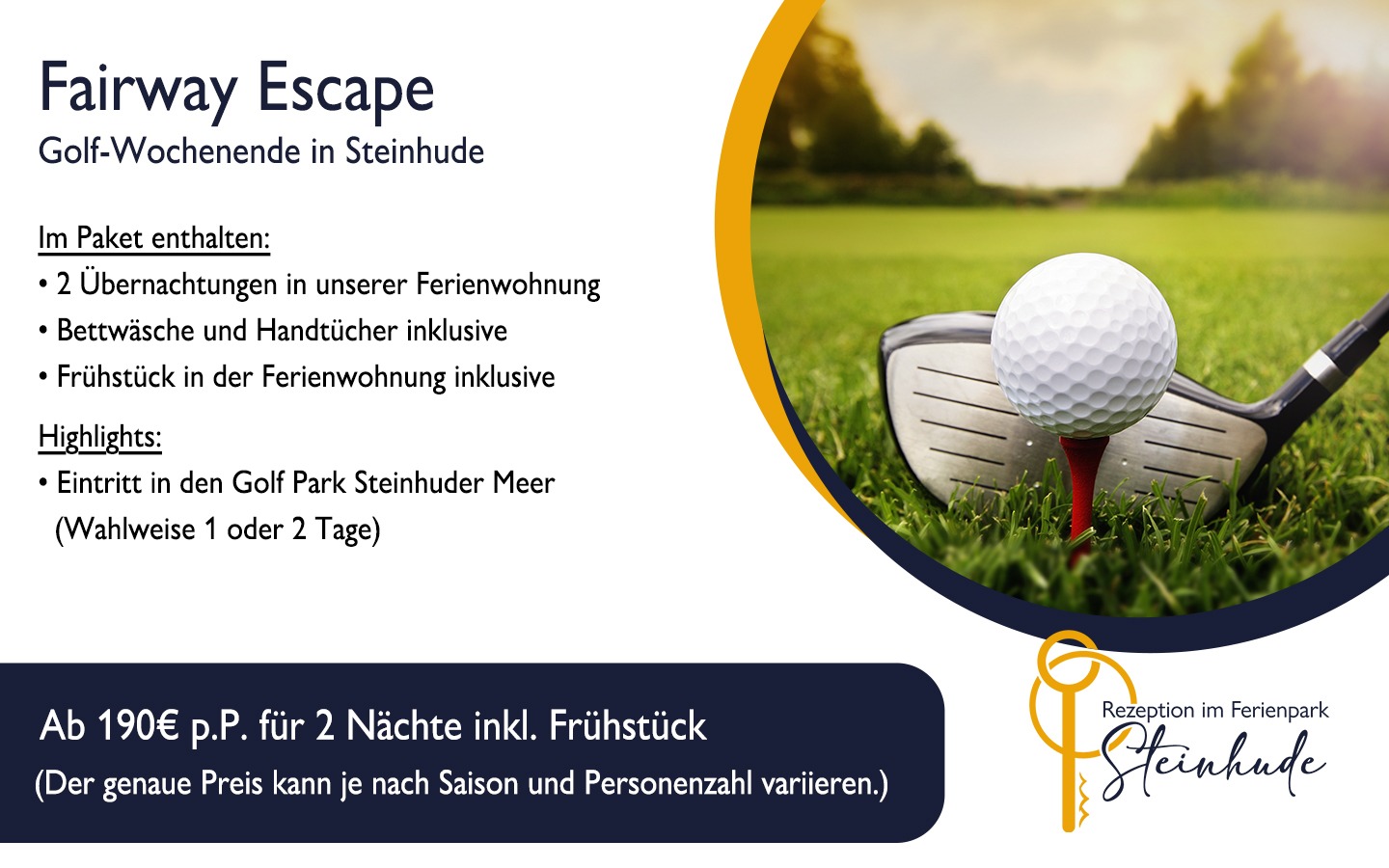 Golfwochenende am Steinhuder Meer